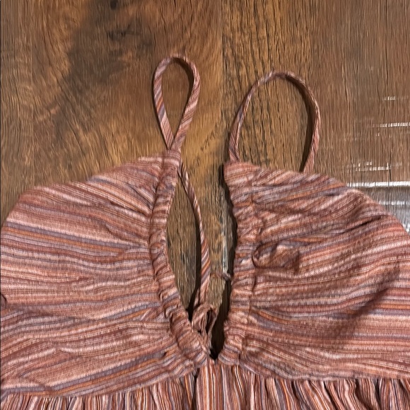 Striped Halter Jumpsuit - Picture 3 of 8